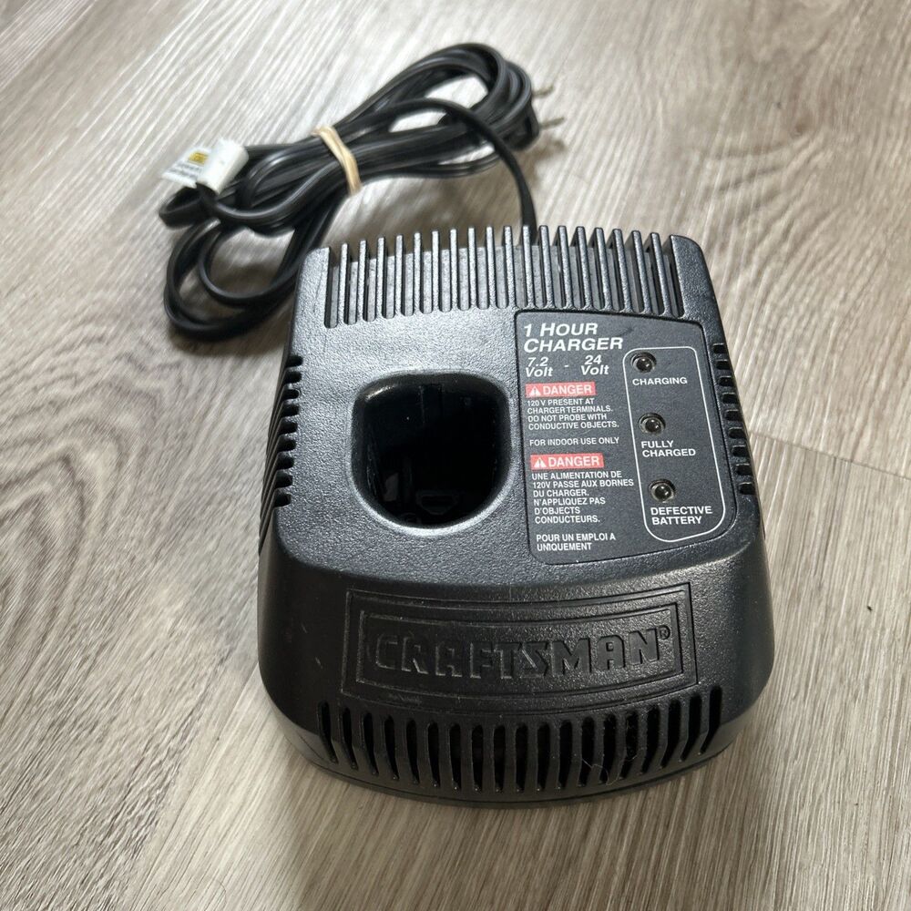 Craftsman 7.2v - 24 Volt 1 Hour Fast Battery Charger Only 1425301 Tested Working